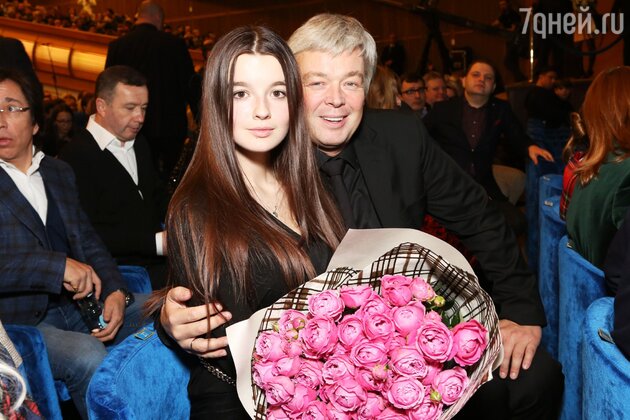 Александр Стриженов с дочкой Сашей