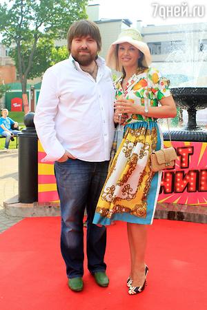 Эвелина Блёданс с мужем 2014